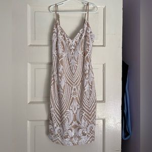 Lace Shine on Sequin Dress Windsor